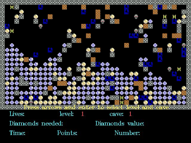 BoulderDash (kezdetleges Pc jtk)